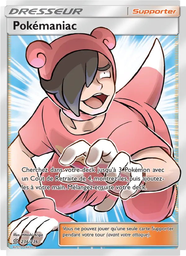 236/236 - Pokémaniac — Carte Pokémon Harmonie des Esprits 236/236