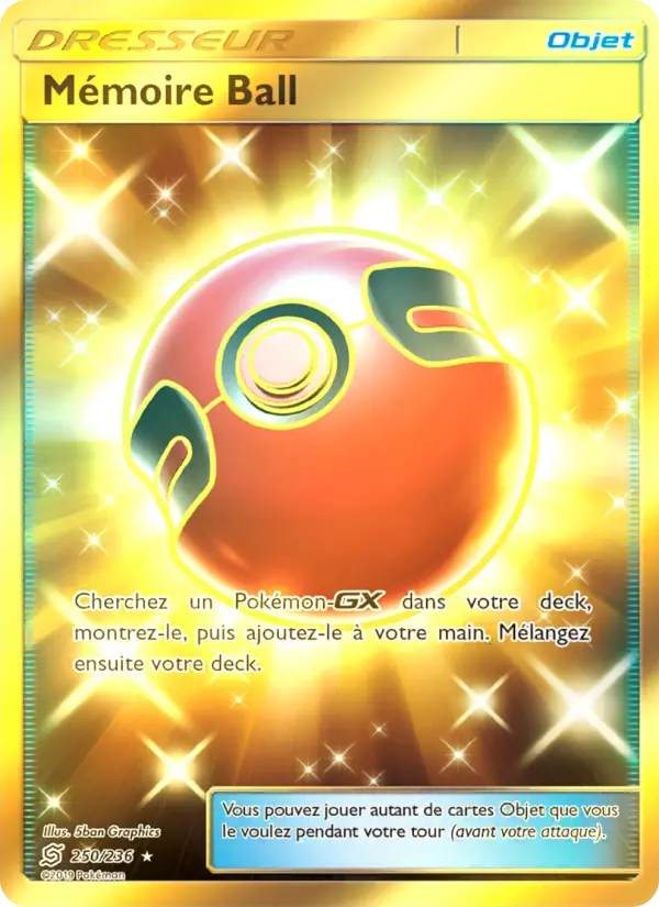 250/236 - Mémoire Ball — Carte Pokémon Harmonie des Esprits 250/236
