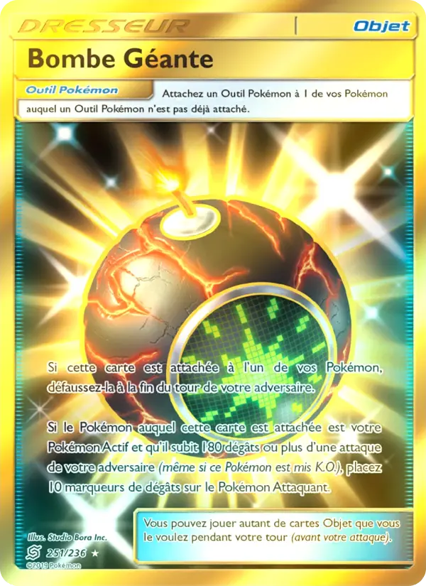 251/236 - Bombe Géante — Carte Pokémon Harmonie des Esprits 251/236