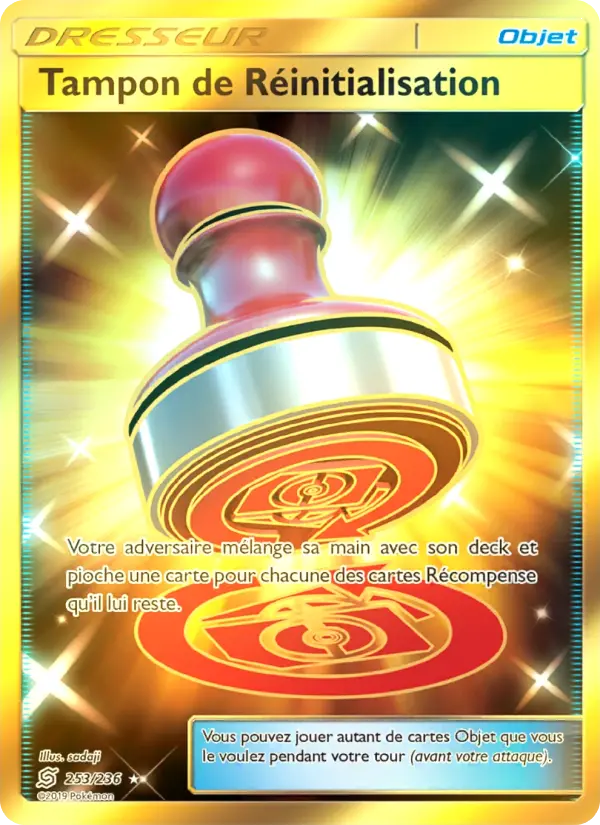 253/236 - Tampon de Réinitialisation — Carte Pokémon Harmonie des Esprits 253/236