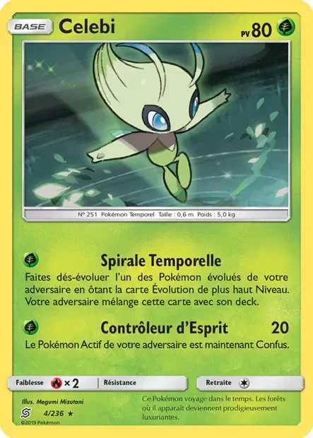 004/236 - Celebi — Carte Pokémon Harmonie des Esprits 4/236
