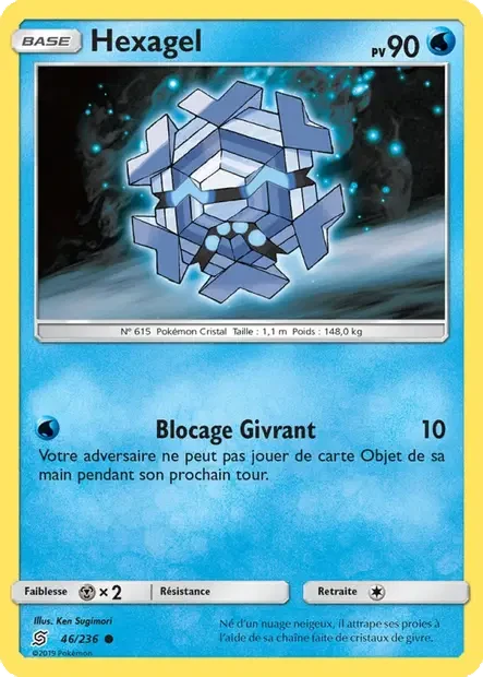 046/236 - Hexagel — Carte Pokémon Harmonie des Esprits 46/236