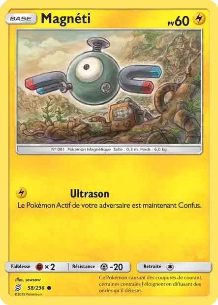 058/236 - Magnéti — Carte Pokémon Harmonie des Esprits 58/236