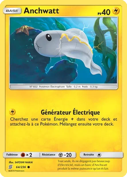 Carte Pokémon Anchwatt sm11