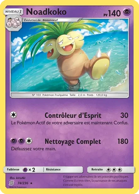 074/236 - Noadkoko — Carte Pokémon Harmonie des Esprits 74/236