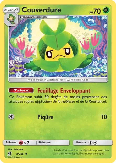 008/236 - Couverdure — Carte Pokémon Harmonie des Esprits 8/236