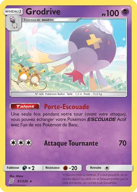 081/236 - Grodrive — Carte Pokémon Harmonie des Esprits 81/236