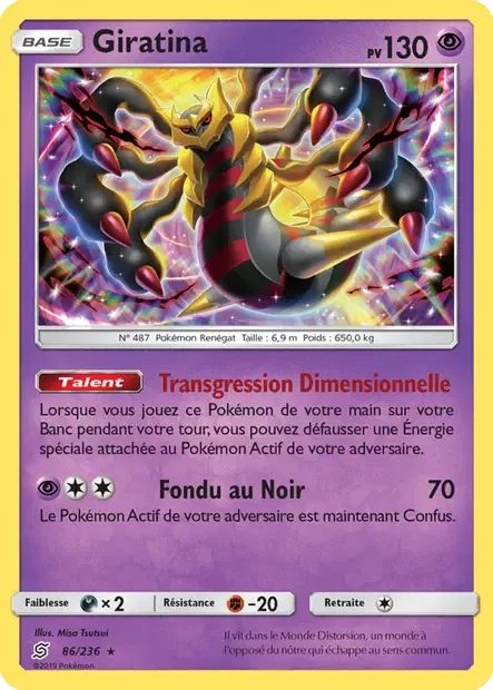 Carte Pokémon Giratina sm11