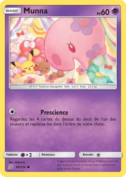 Carte Pokémon Munna sm11