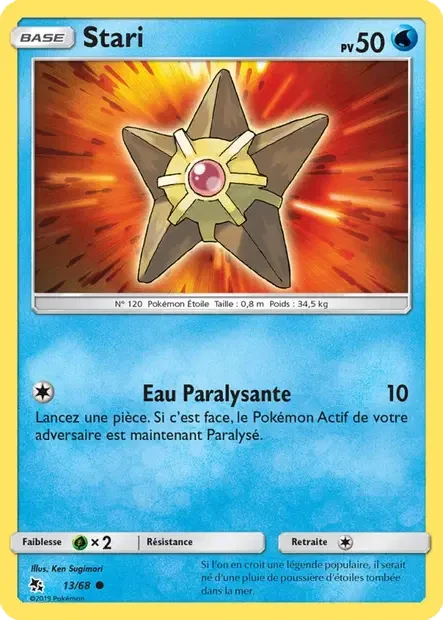 013/068 - Stari — Carte Pokémon Destinées Occultes 13/68