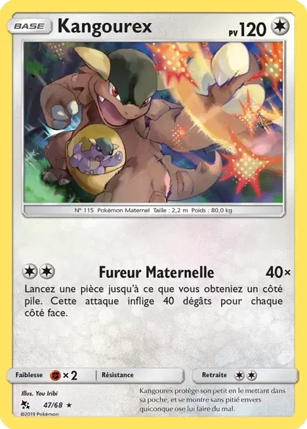 047/068 - Kangourex — Carte Pokémon Destinées Occultes 47/68