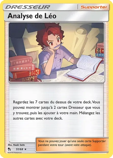051/068 - Analyse de Léo — Carte Pokémon Destinées Occultes 51/68