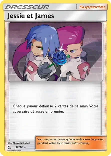 058/068 - Jessie et James — Carte Pokémon Destinées Occultes 58/68