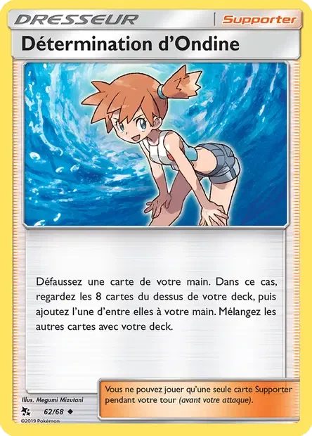 062/068 - Détermination d’Ondine — Carte Pokémon Destinées Occultes 62/68