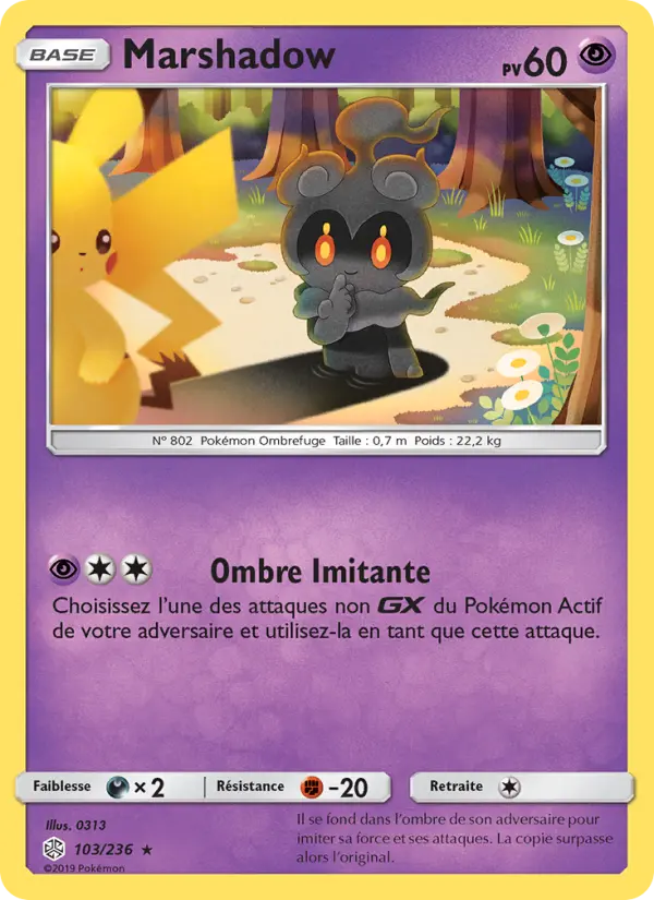103/236 - Marshadow — Carte Pokémon Éclipse Cosmique 103/236