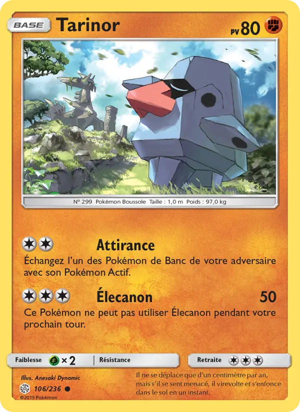 Tarinor — Carte Pokémon 106 Éclipse Cosmique