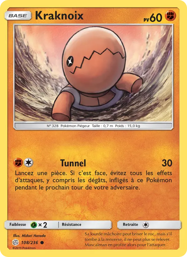 108/236 - Kraknoix — Carte Pokémon Éclipse Cosmique 108/236