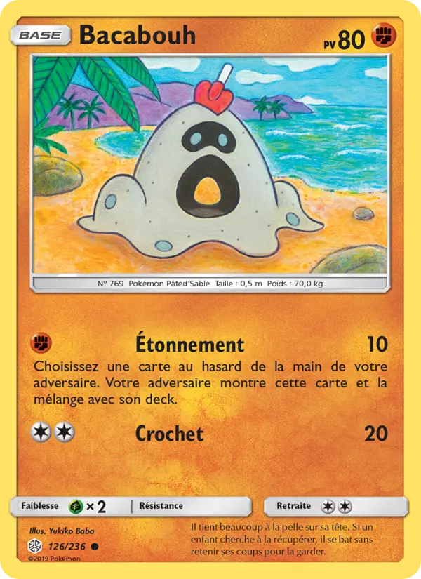 Bacabouh — Carte Pokémon 126 Éclipse Cosmique
