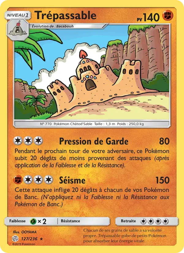 Trépassable — Carte Pokémon 127 Éclipse Cosmique