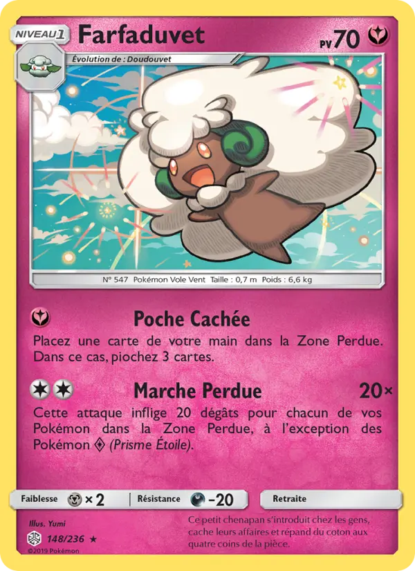148/236 - Farfaduvet — Carte Pokémon Éclipse Cosmique 148/236