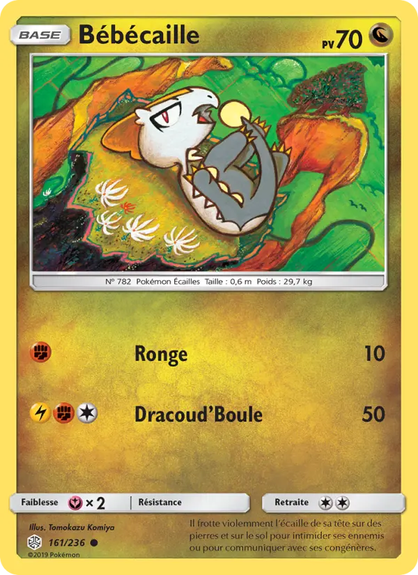 Bébécaille — Carte Pokémon 161 Éclipse Cosmique