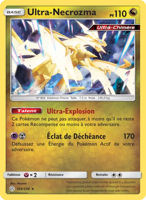 164/236 - Ultra-Necrozma — Carte Pokémon Éclipse Cosmique 164/236