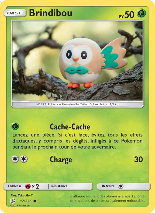 017/236 - Brindibou — Carte Pokémon Éclipse Cosmique 17/236