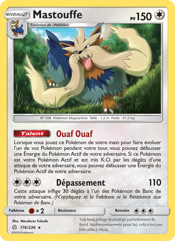 Mastouffe — Carte Pokémon 176 Éclipse Cosmique