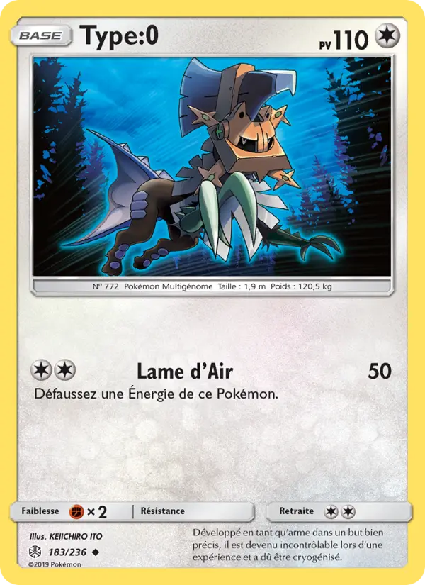 Type:0 — Carte Pokémon 183 Éclipse Cosmique