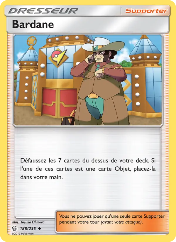 188/236 - Bardane — Carte Pokémon Éclipse Cosmique 188/236