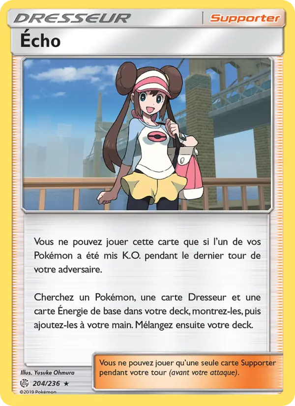 204/236 - Écho — Carte Pokémon Éclipse Cosmique 204/236