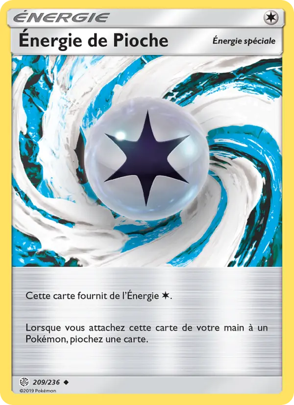 209/236 - Énergie de Pioche — Carte Pokémon Éclipse Cosmique 209/236