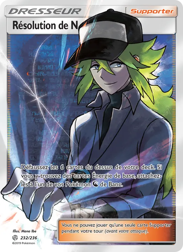 232/236 - Résolution de N — Carte Pokémon Éclipse Cosmique 232/236