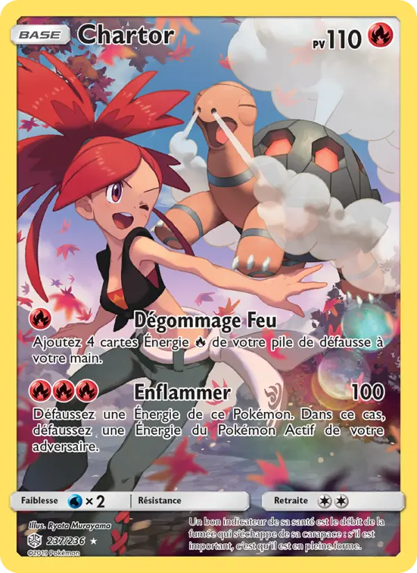 237/236 - Chartor — Carte Pokémon Éclipse Cosmique 237/236