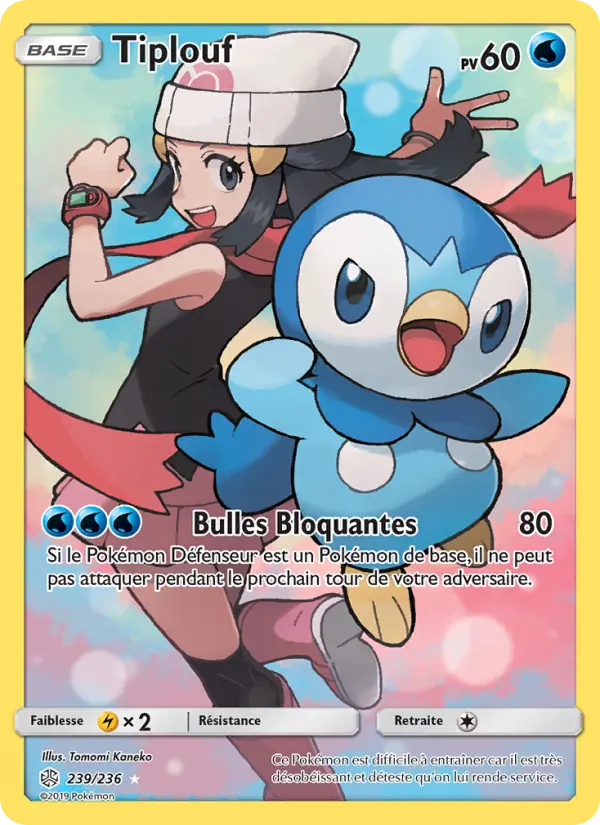 239/236 - Tiplouf — Carte Pokémon Éclipse Cosmique 239/236