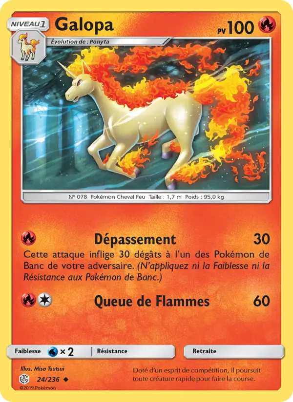 024/236 - Galopa — Carte Pokémon Éclipse Cosmique 24/236