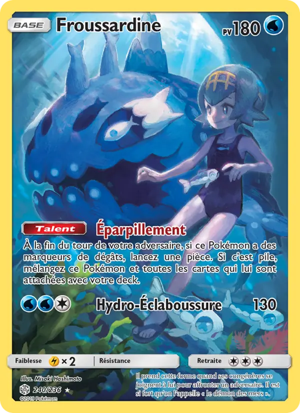 Froussardine — Carte Pokémon 240 Éclipse Cosmique