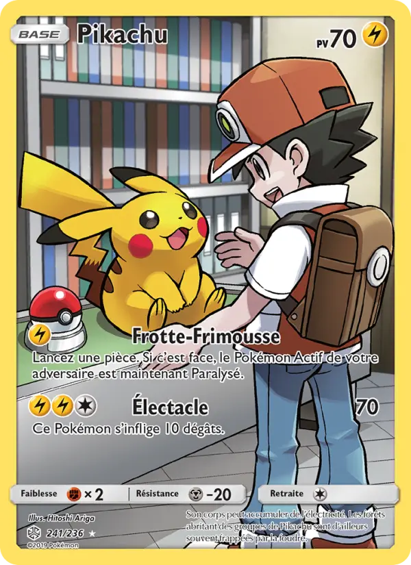 241/236 - Pikachu — Carte Pokémon Éclipse Cosmique 241/236