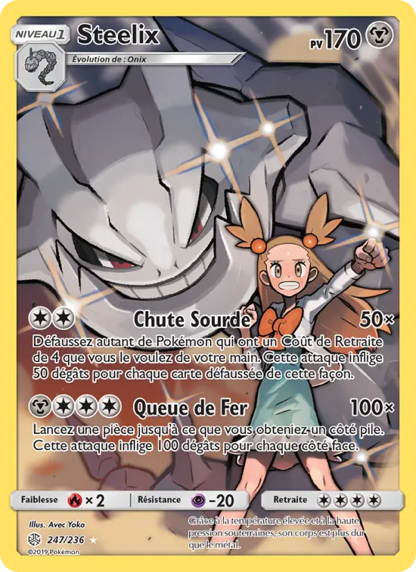 247/236 - Steelix — Carte Pokémon Éclipse Cosmique 247/236