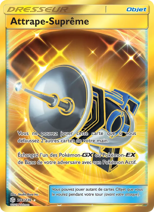 264/236 - Attrape-Suprême — Carte Pokémon Éclipse Cosmique 264/236