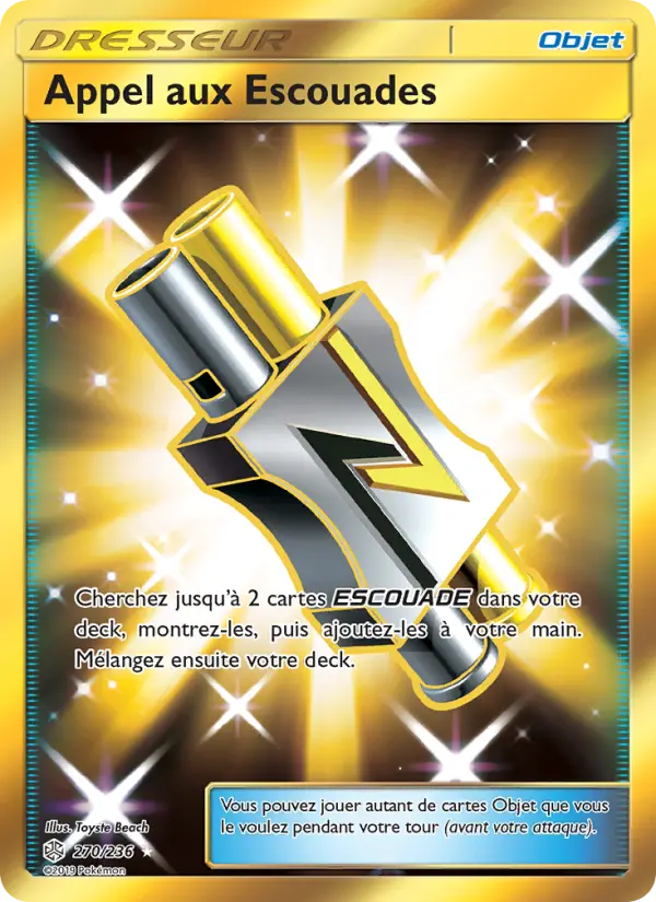 270/236 - Appel aux Escouades — Carte Pokémon Éclipse Cosmique 270/236