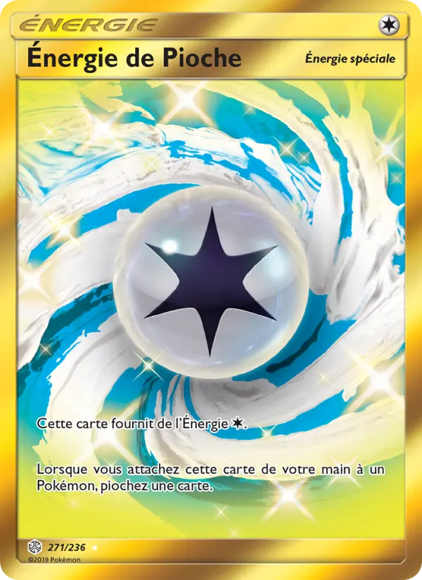 271/236 - Énergie de Pioche — Carte Pokémon Éclipse Cosmique 271/236