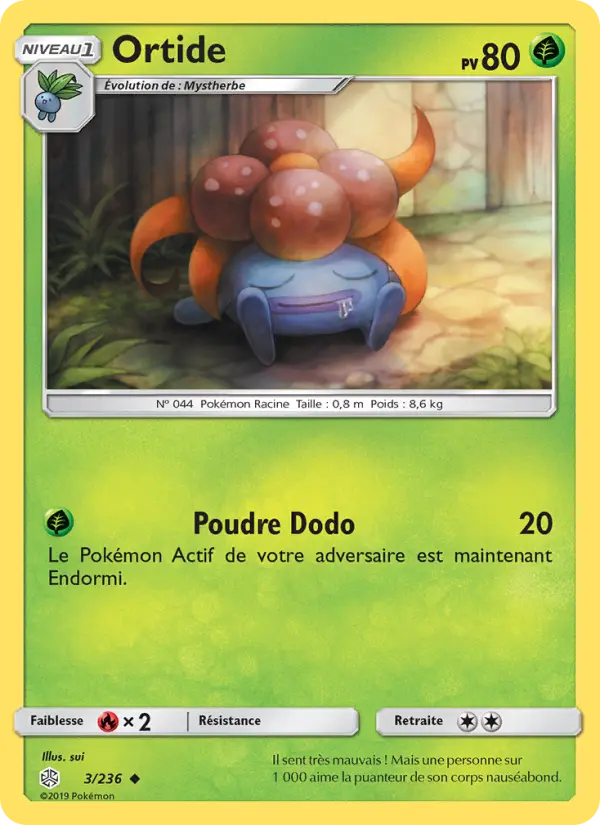 Ortide — Carte Pokémon 3 Éclipse Cosmique