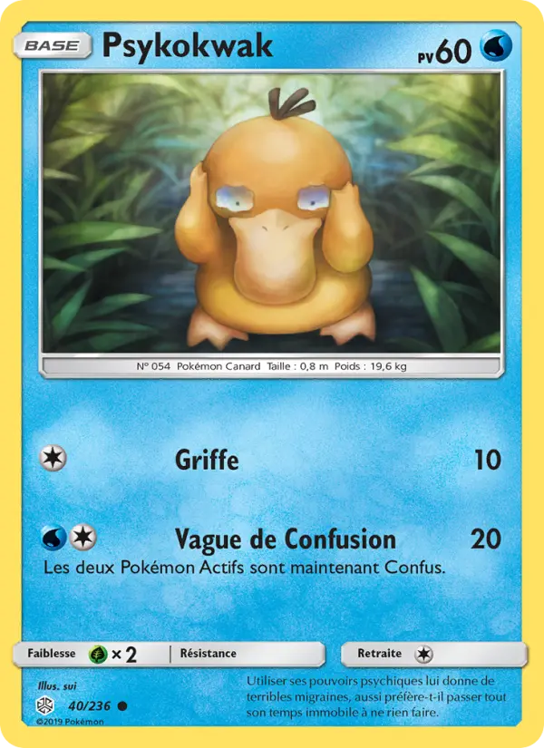040/236 - Psykokwak — Carte Pokémon Éclipse Cosmique 40/236