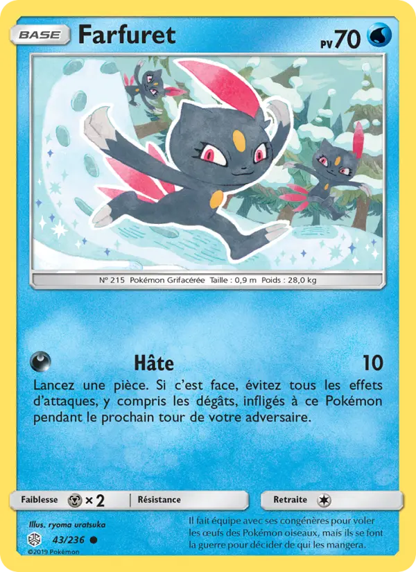 Farfuret — Carte Pokémon 43 Éclipse Cosmique