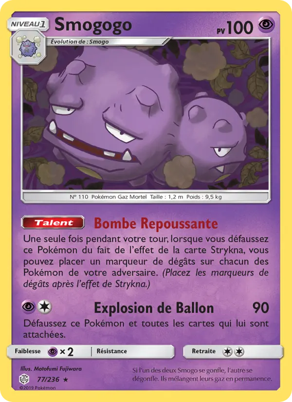 077/236 - Smogogo — Carte Pokémon Éclipse Cosmique 77/236