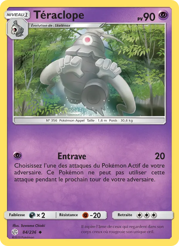 084/236 - Téraclope — Carte Pokémon Éclipse Cosmique 84/236