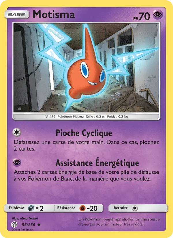 086/236 - Motisma — Carte Pokémon Éclipse Cosmique 86/236
