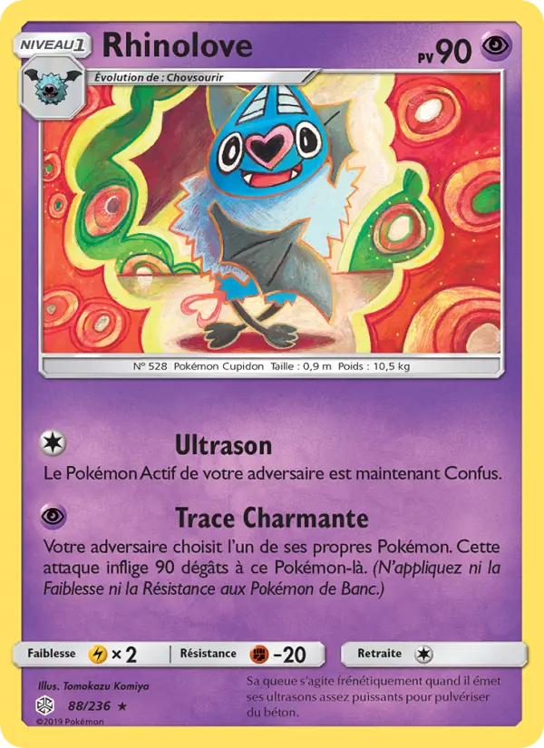 Rhinolove — Carte Pokémon 88 Éclipse Cosmique
