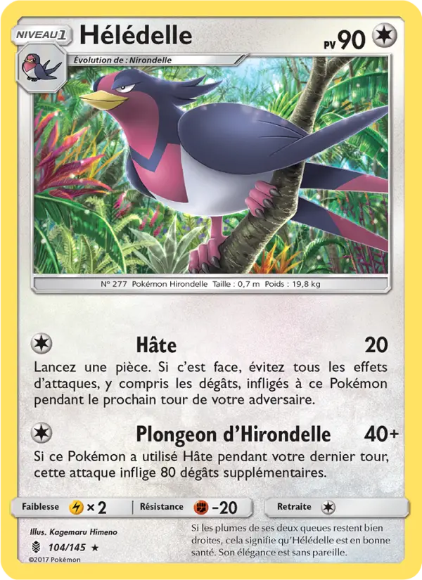 104/145 - Hélédelle — Carte Pokémon Gardiens Ascendants 104/145